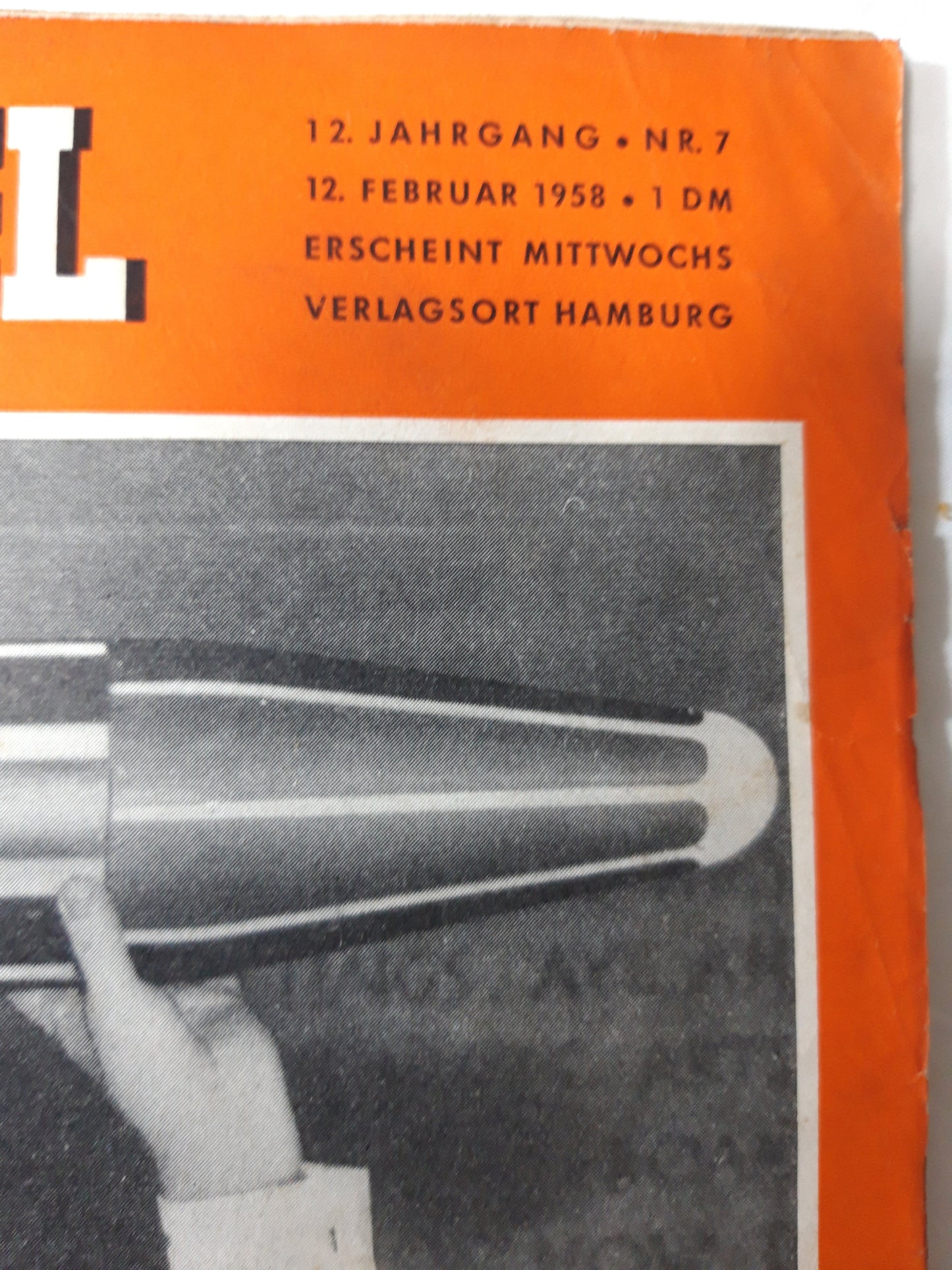 Der Spiegel Deutsche An der Front Wernher von Braun mit Explorer (Raumfahrt) 12.02.1958 February 1958