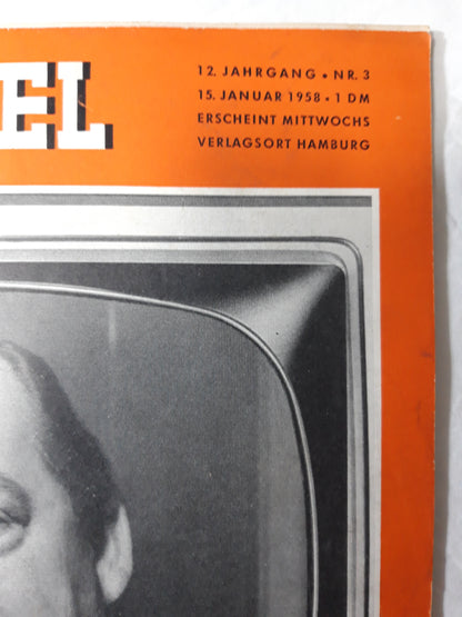 Der Spiegel Vorstoss ins Büro Funk- und Fernseh-Fabrikant Grundig 15.01.1958 January 1958