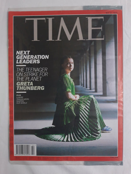Time magazine Next generation leaders Greta Thunberg original package OP OVP Originalverpackung 27.05.2019 Mai May 2019