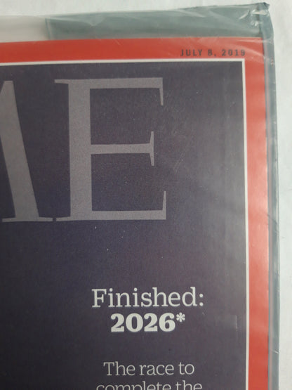 Time magazine Sagrada Familia Barcelona Spain original package OP OVP Originalverpackung 08.07.2019 Juli July 2019