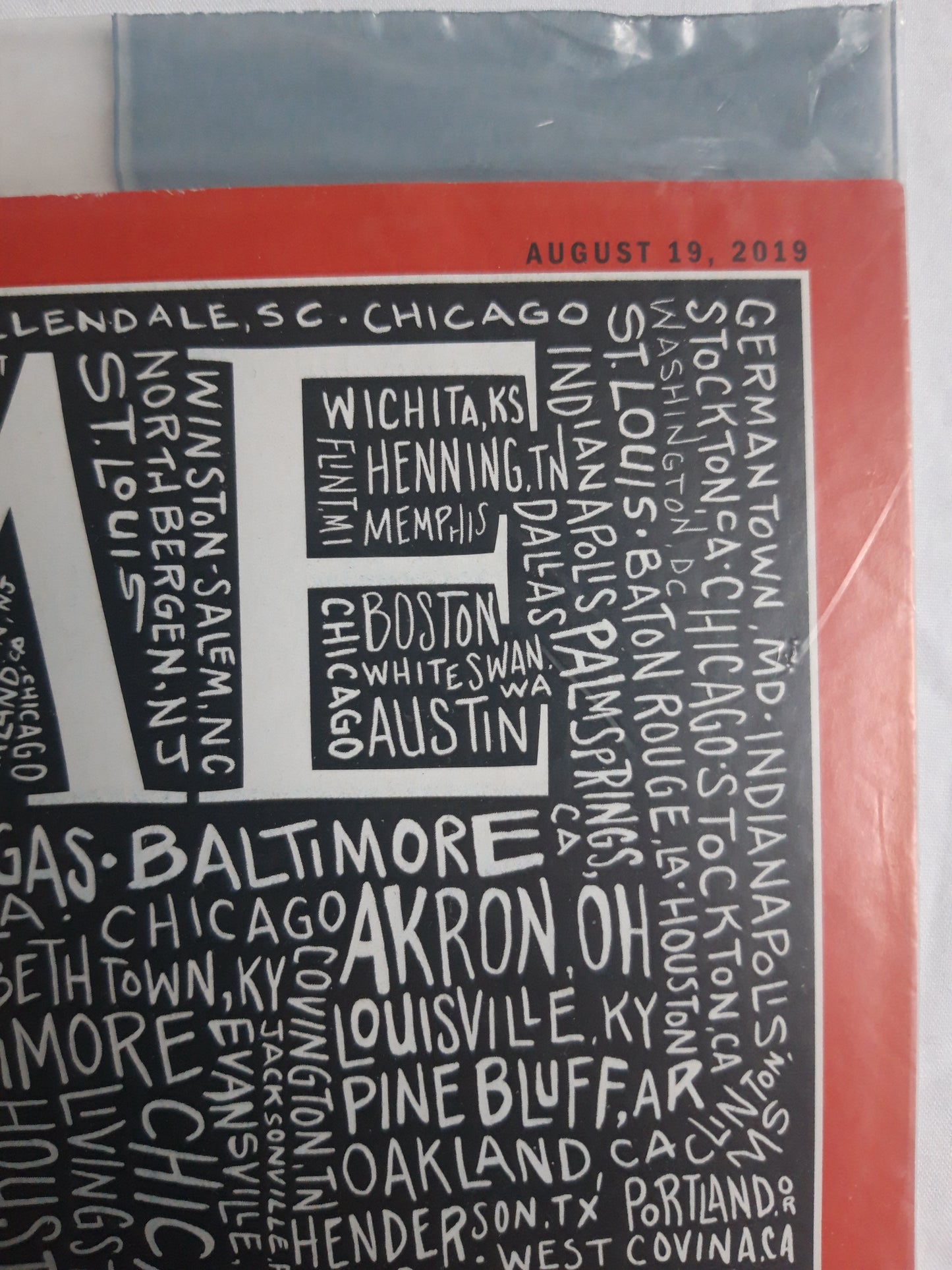 Time magazine Enough original package OP OVP Originalverpackung 19.08.2019 August 2019