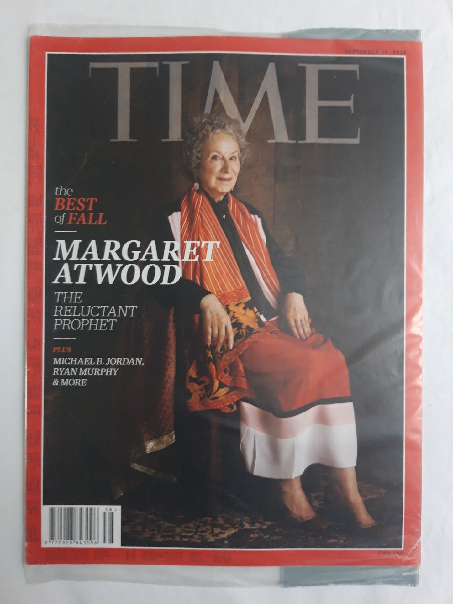 Time magazine the best of fall Margaret Atwood original package OP OVP Originalverpackung 16.09.2019 September 2019