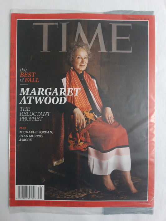 Time magazine the best of fall Margaret Atwood original package OP OVP Originalverpackung 16.09.2019 September 2019