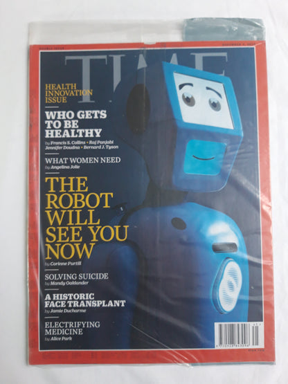 Time magazine Health Innovation Issue What women need The Robot will see you now original package OP OVP Originalverpackung 04.11.2019 November 2019