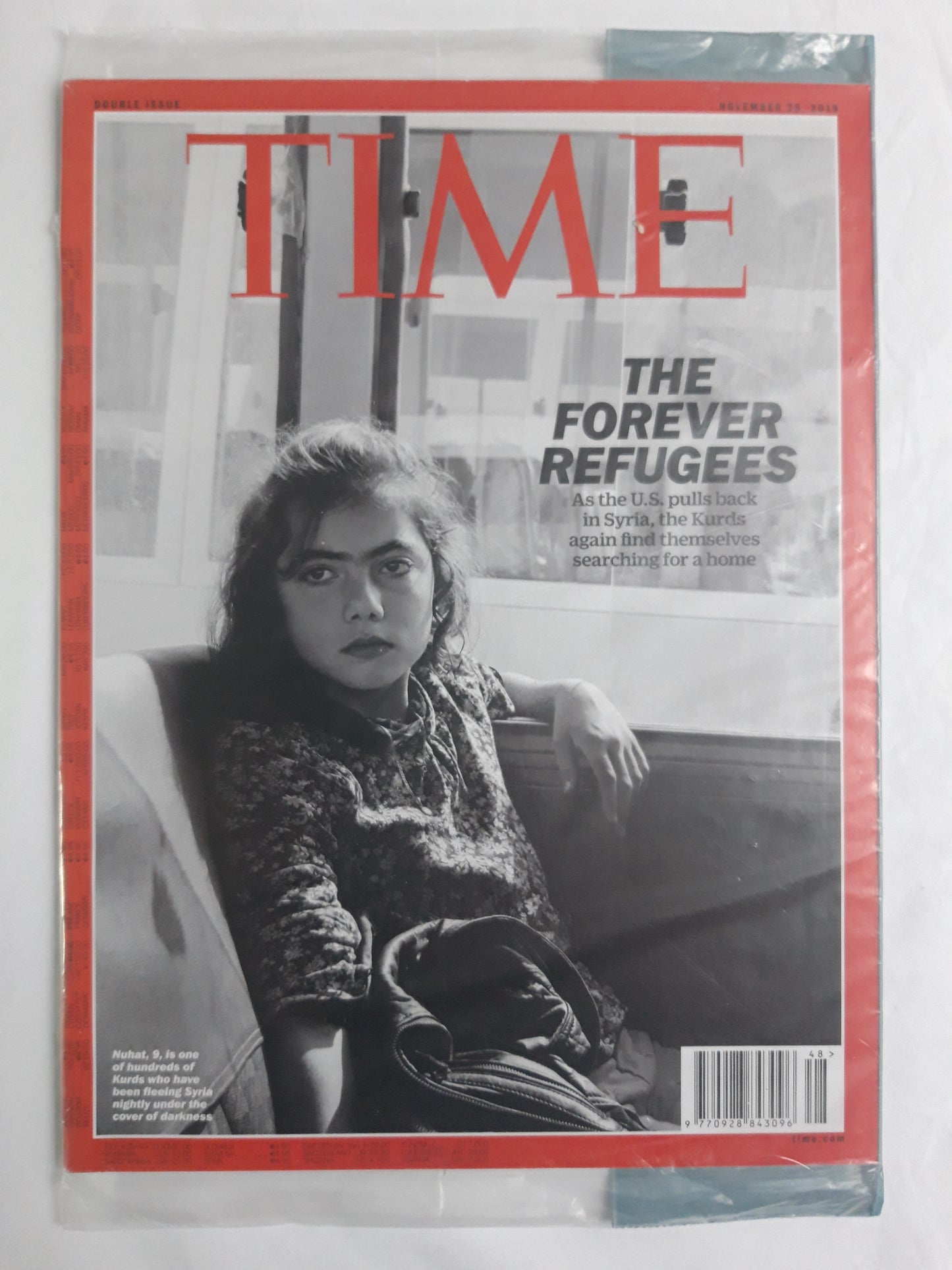 Time magazine The forever refugees Syria original package OP OVP Originalverpackung 26.11.2019 November 2019