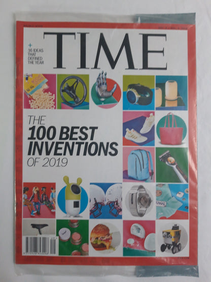 Time magazine The 100 best inventions of 2019 original package OP OVP Originalverpackung 02./02.12.2019 Dezember December 2019