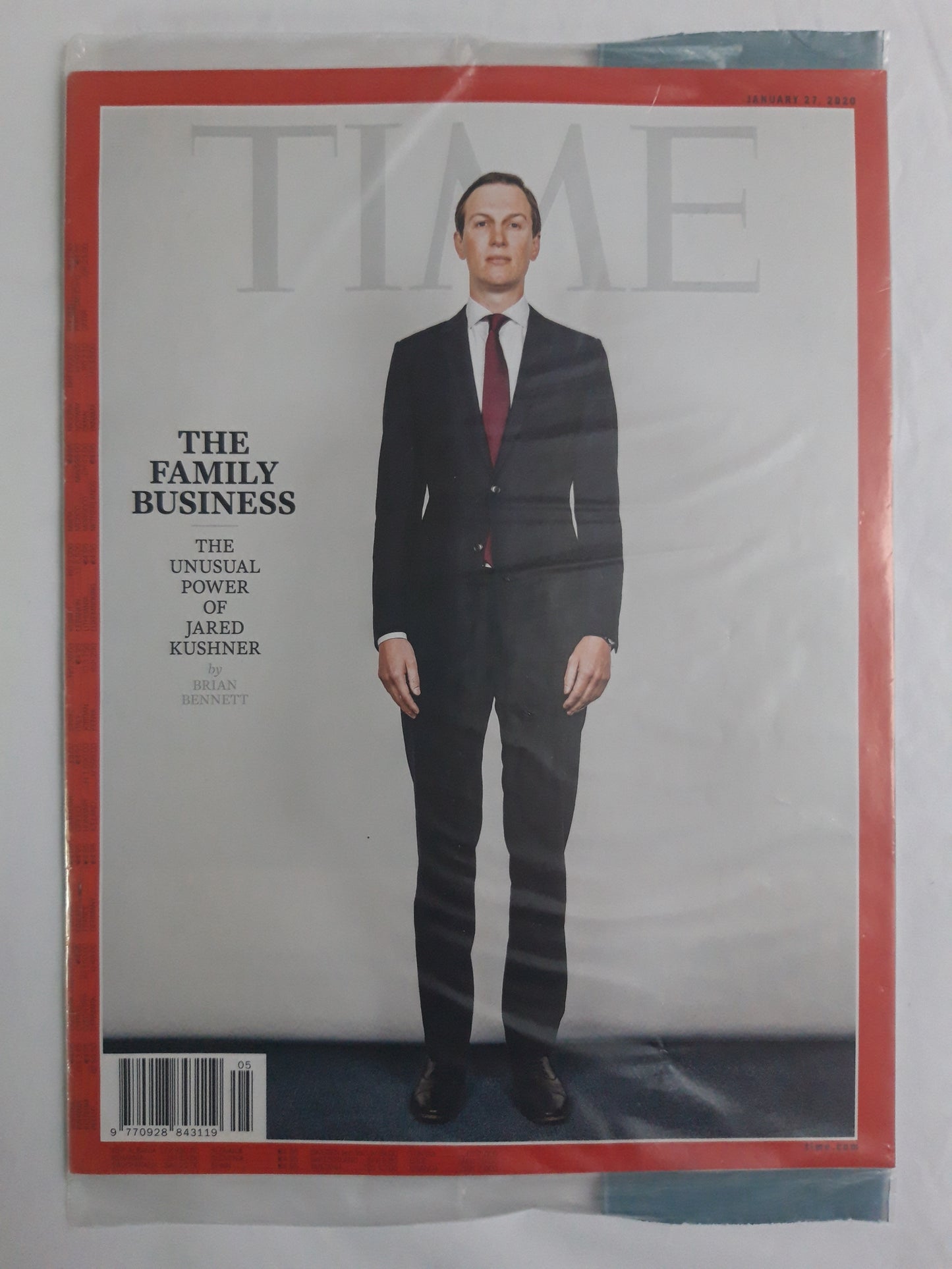Time magazine The Family Business Jared Kushner original package OP OVP Originalverpackung 27.01.2020 January 2020