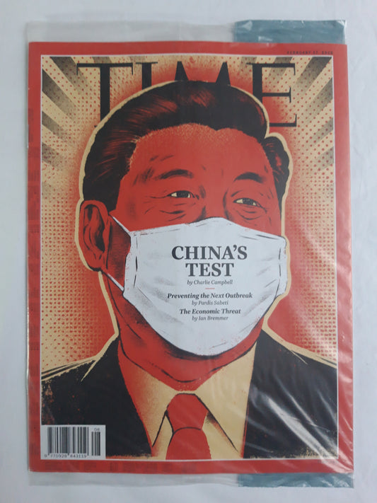 Time magazine China`s Test original package OP OVP Originalverpackung 17.02.2020 February 2020