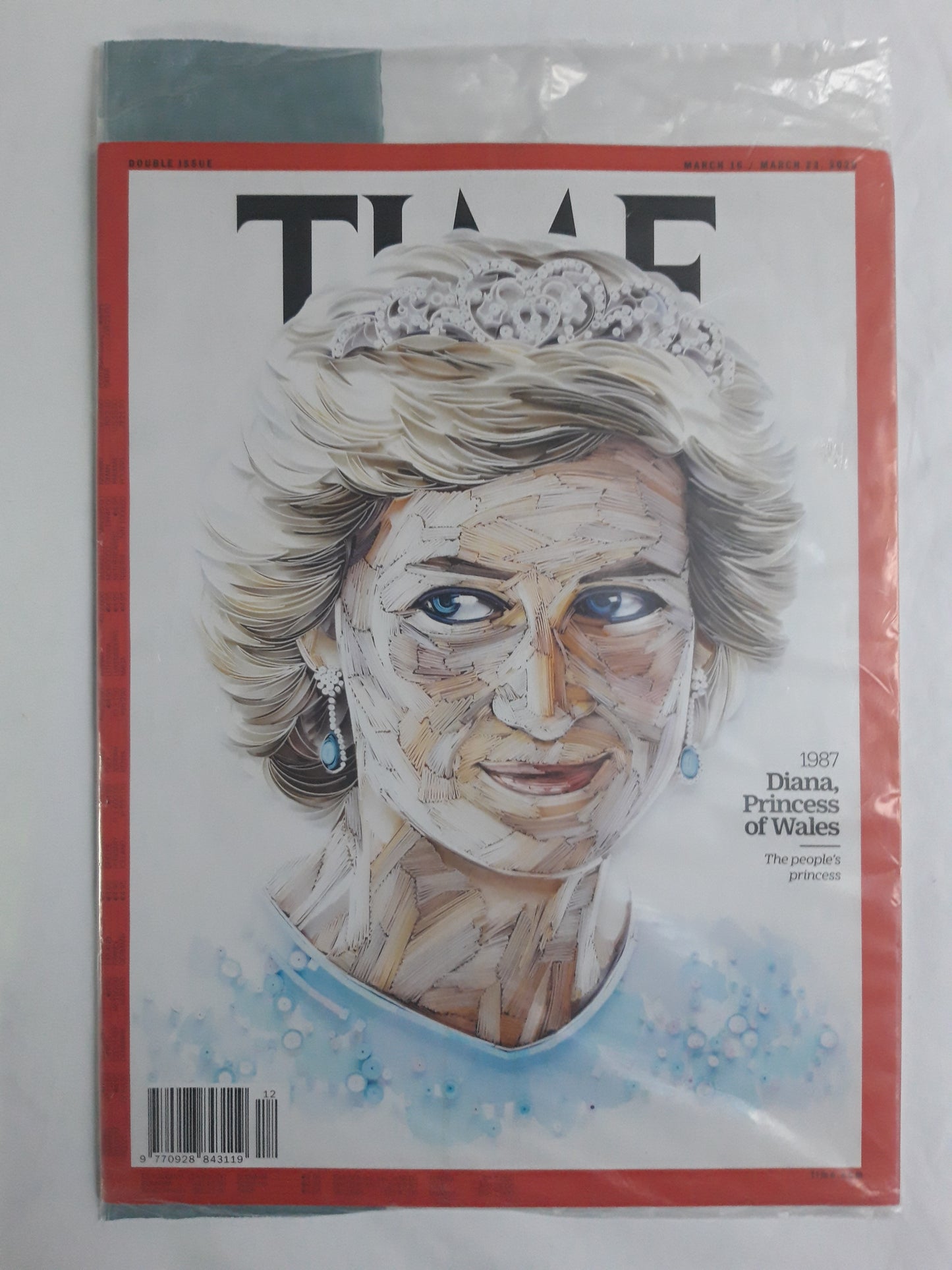 Time magazine 1987 Diana Princess of Wales original package OP OVP Originalverpackung 16./23.03.2020 Märch March 2020