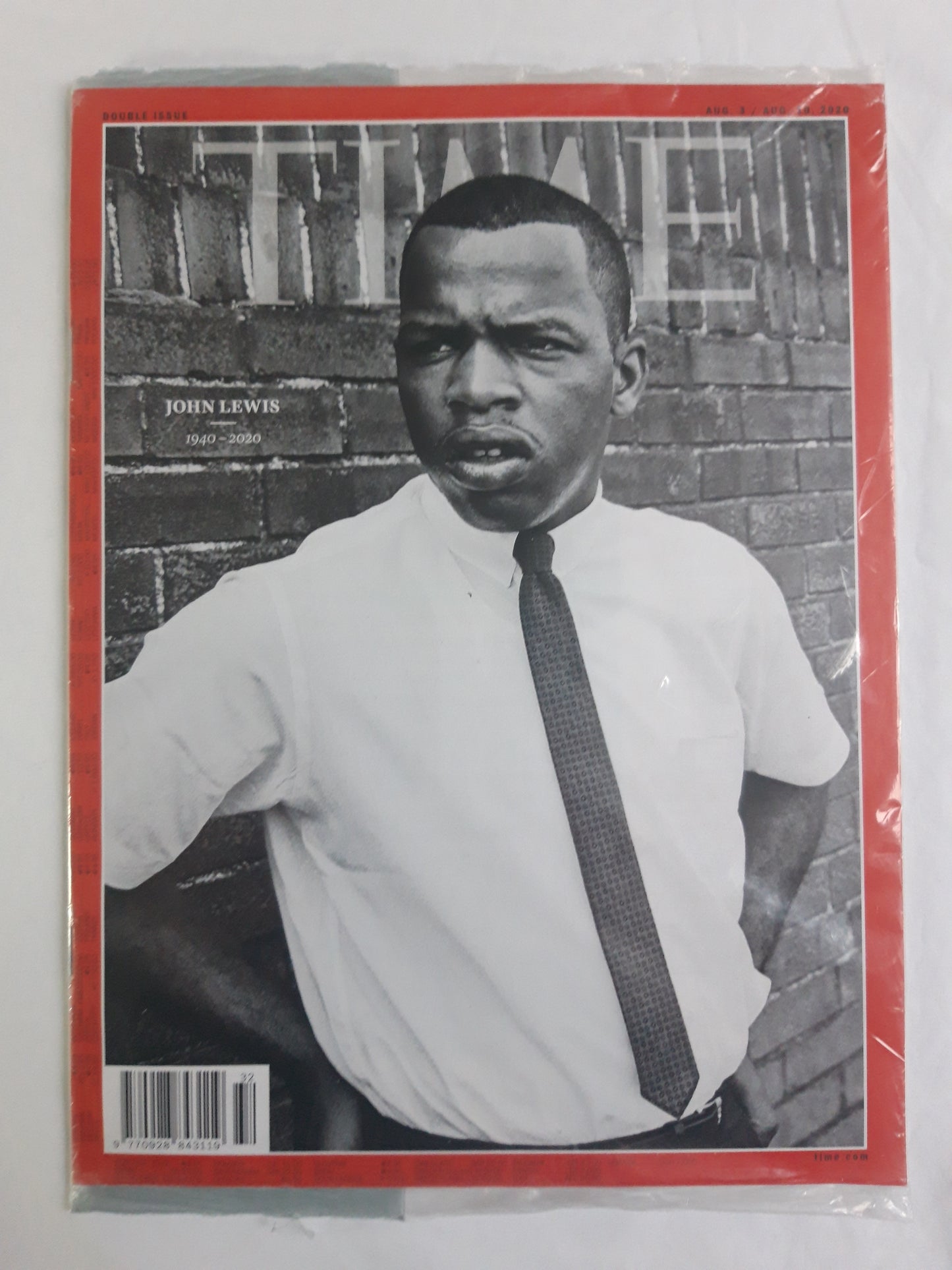 Time magazine John Lewis 1940-2020 original package OP OVP Originalverpackung 03./10.08.2020 August 2020