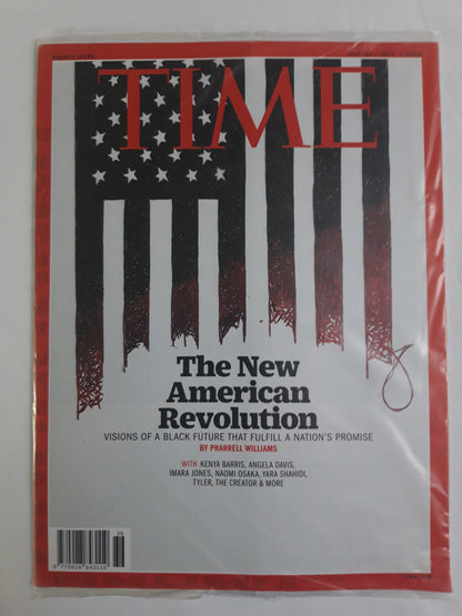 Time magazine The New American Revolution Visions of a black future that fulfill a netion`s promise Angela Davis original package OP OVP Originalverpackung 31.08./07.09.2020 August September 2020