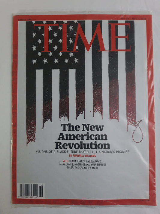 Time magazine The New American Revolution Visions of a black future that fulfill a netion`s promise Angela Davis original package OP OVP Originalverpackung 31.08./07.09.2020 August September 2020