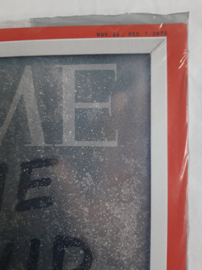 Time magazine The Covid Winter Vaccines are coming. So are the hardest months original package OP OVP Originalverpackung 30.11./07.12.2020 November Dezember December 2020