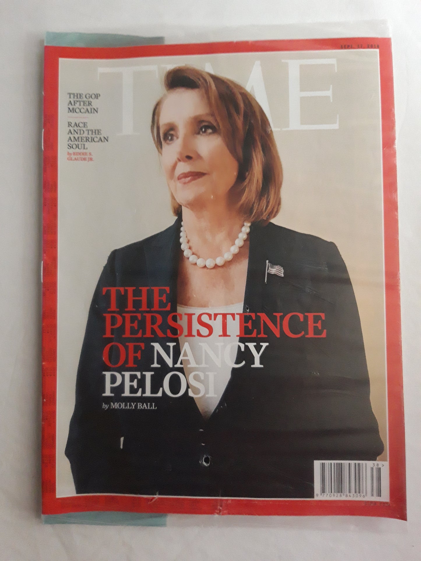 Time magazine The Persistence of Nancy Pelosi original package OP OVP Originalverpackung 17.09.2018 September 2018