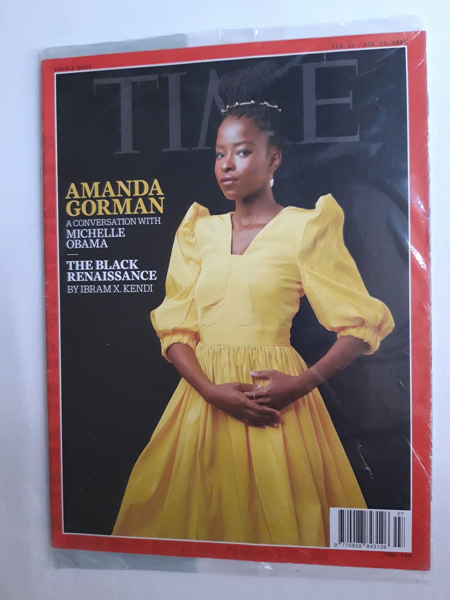 Time magazine Amanda Gorman Michelle Obama The black renaissance original package OP OVP Originalverpackung 15./22.02.2021 February 2021
