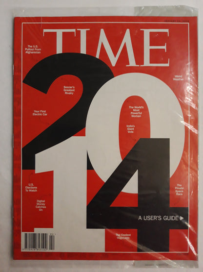 Time magazine 2014 A User`s Guide original package OP OVP Originalverpackung 13.01.2014 January 2014