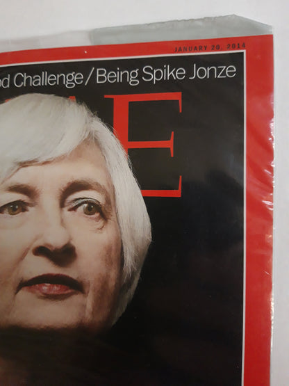 Time magazine The Sixteen Trillion Dollar Woman Janet Yellen original package OP OVP Originalverpackung 20.01.2014 January 2014
