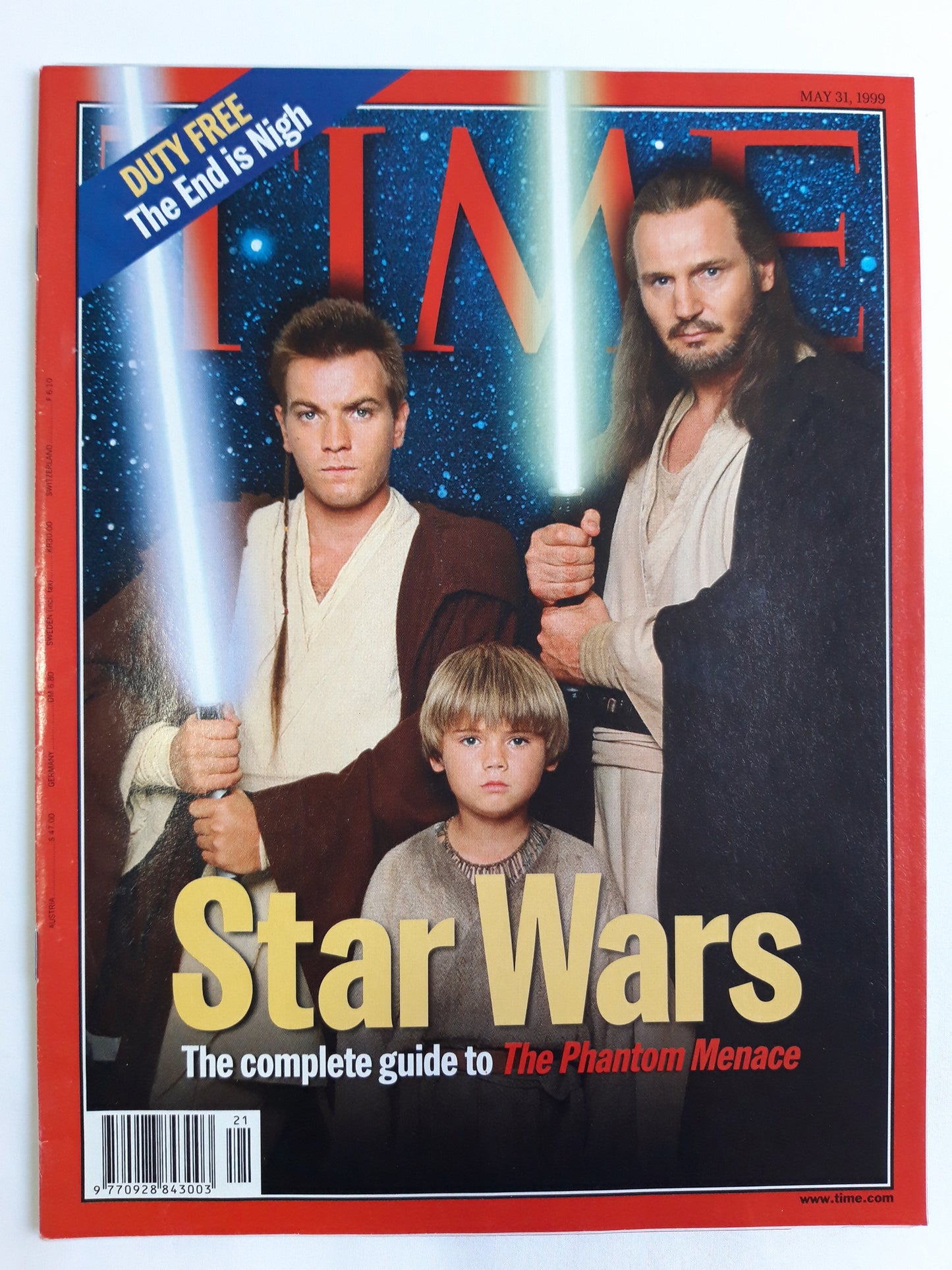 Time magazine Star Wars The complete guide to The Phantom Menace Duty Free The End is Nigh 31.05.1999 Mai May 1999