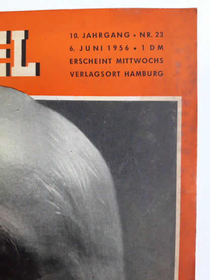 Der Spiegel Kanzler der Deutschen Mark Präsident der Bank Deutscher Länder Wilhelm Vocke No. 23 06.06.1956 Juni 1956