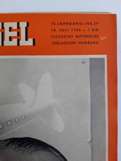 Der Spiegel Geselligkeitsreisen von der Stange Touropa-Geschäftsführer Carl Degener No. 29 18.07.1956 Juli July 1956