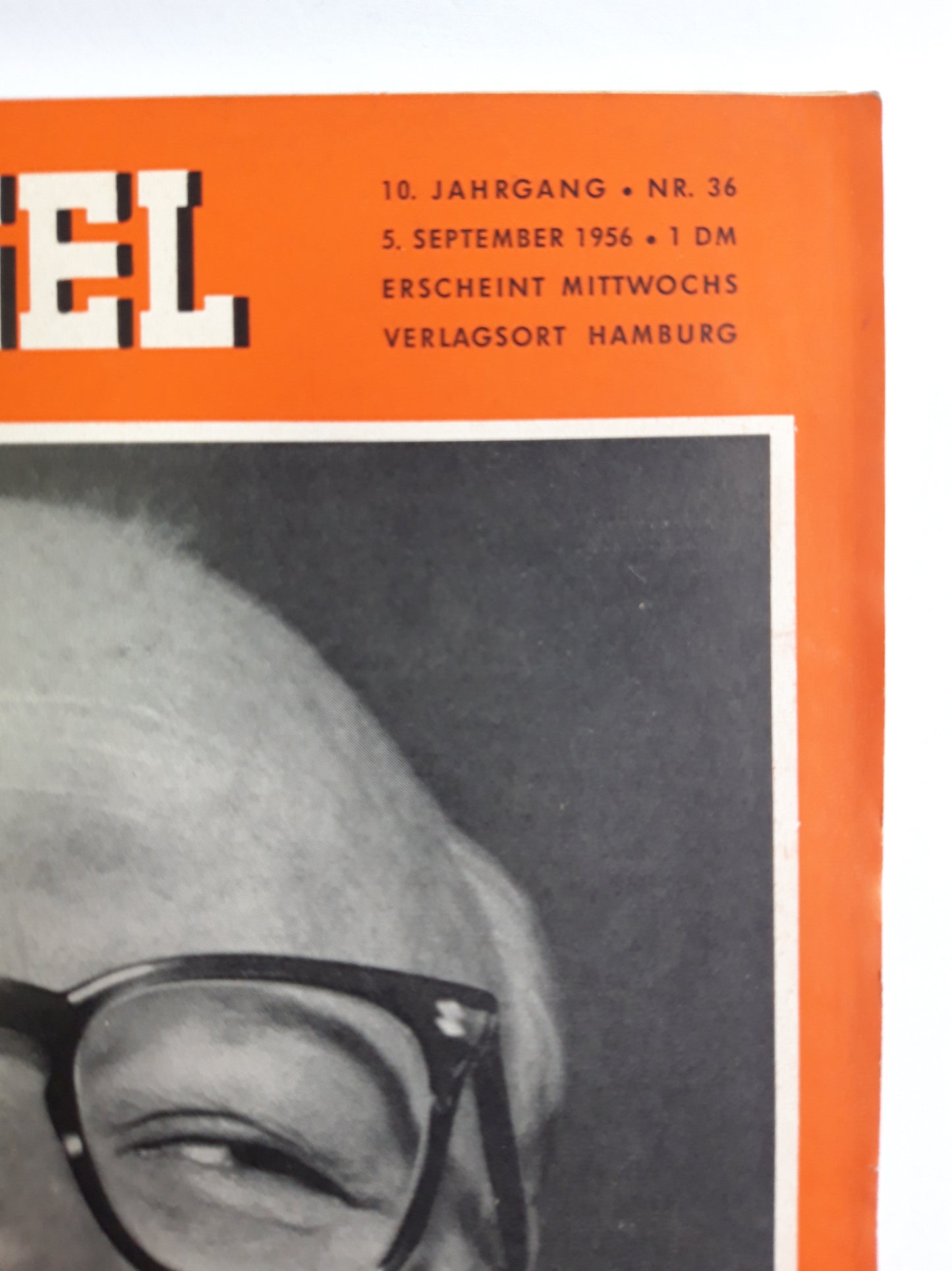 Der Spiegel Herr über die Konten Partei CDU-Bundesschatzmeister Bach No. 36 05.09.1956 September 1956