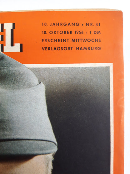 Der Spiegel Die Fröhliche Aufrüstung Österreichs Generaltruppeninspektor Oberst Fussenegger No. 41 10.10.1956 10. Oktober October 1956