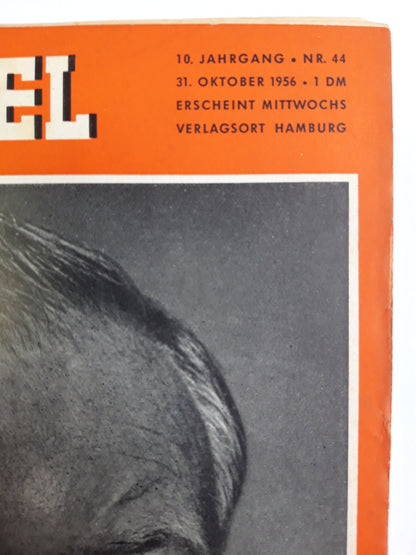 Der Spiegel Vorstoss Ins Innere Nobelpreis für Selbstversuch Dr. Werner Forssmann No.44 31.10.1956 31. Oktober October 1956
