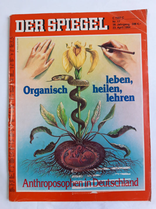 Der Spiegel Organisch leben, heilen, lehren Nr. 17 23.04.1984 April 1984