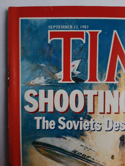 Time magazine Shooting to kill The Soviets Destroy an Airliner No. 37 12.09.1984 September 1984