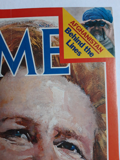Time magazine Maggie by a mile What It Means What She`ll Do British Prime Minister Margaret Thatcher No. 25 20.06.1983 Juni 1983