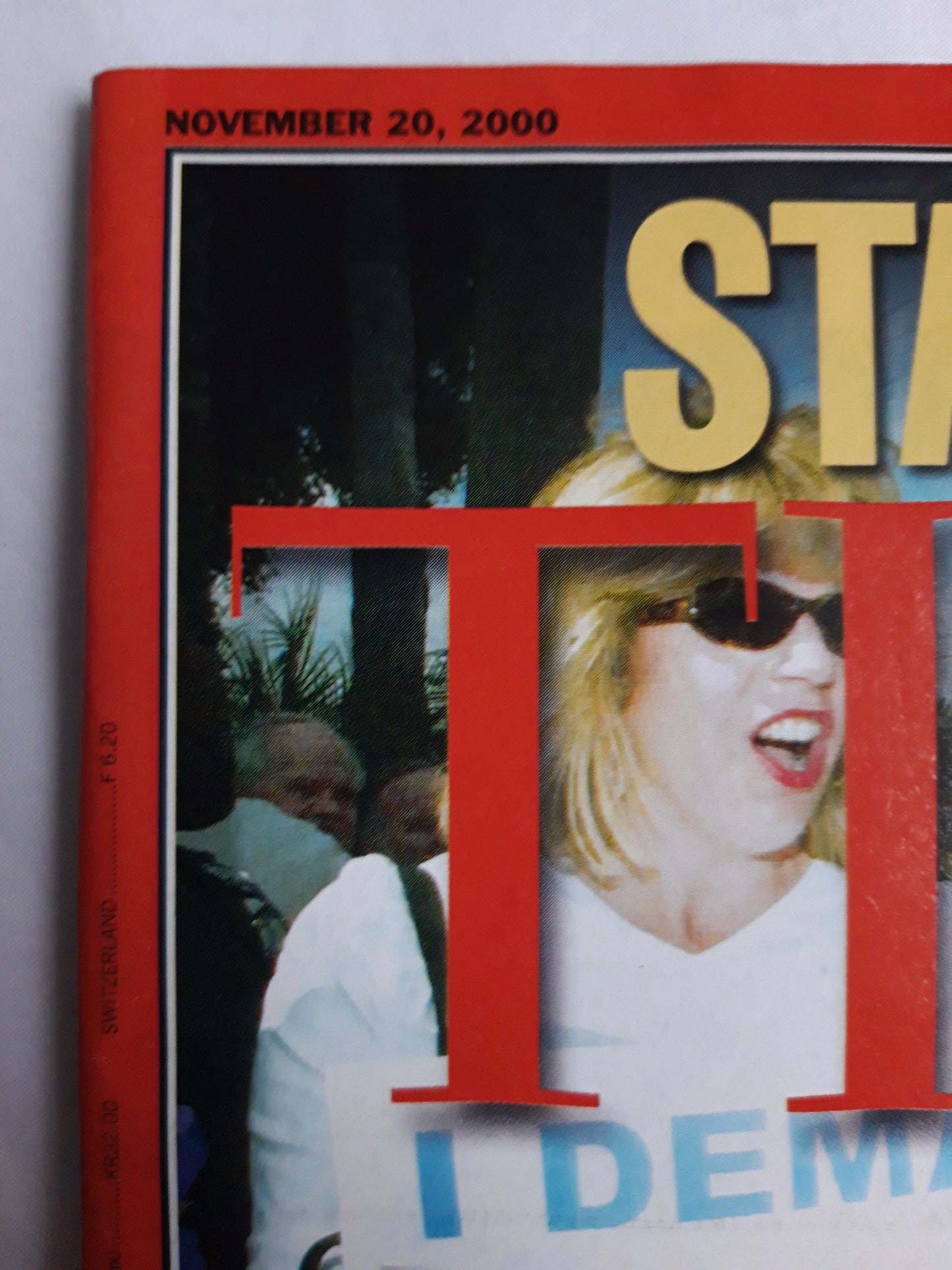 Time magazine Standoff! The wildest election in history 20.11.2000 November 2000