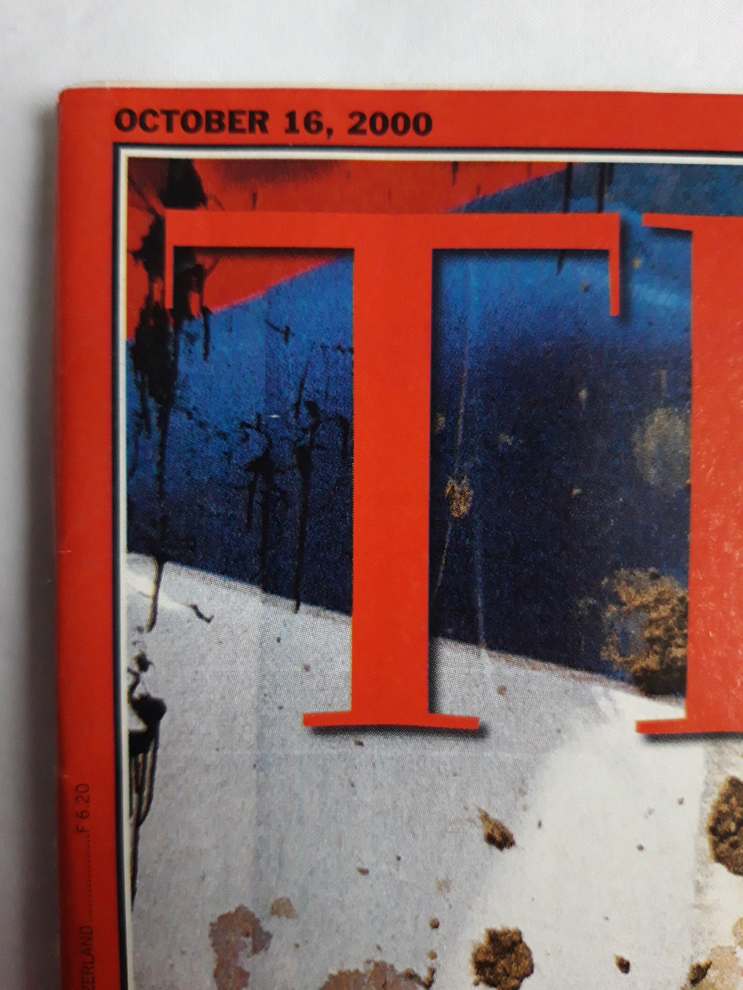 Time magazine Free at Last Revolution Milosevic Middle East: Days of rage 16.10.2000 Oktober October 2000