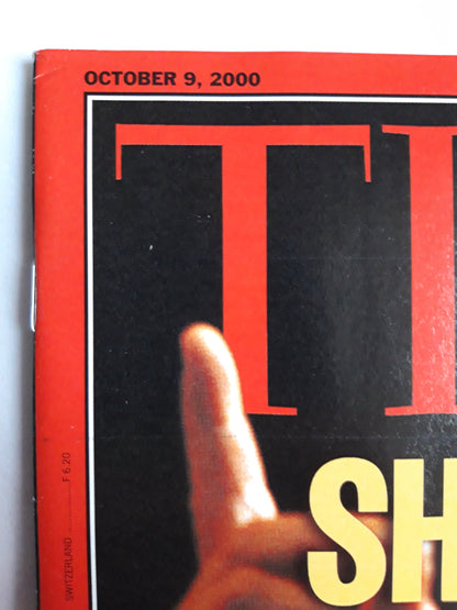 Time magazine Showdown Vojislav Kostunica triumphs in Yugoslavia`s historic election. But does Milosevic know his days are numbered? Germany Ten years after wall Denmark the no vote 09.10.2000 Oktober October 2000