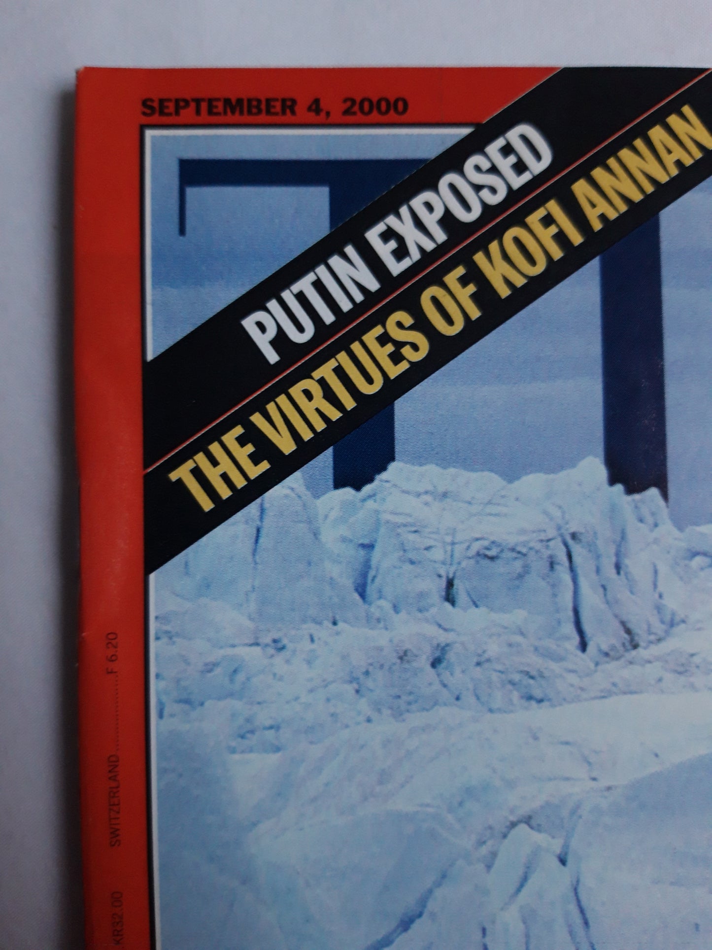 Time magazine Entombed How 118 Russian sailors died on the sea floor Democrats go for Gore Cosmeceuticals: Beauty in a Jar 28.08.2000 August 2000