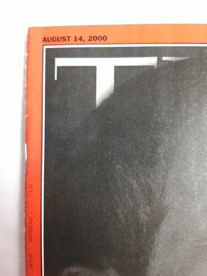 Time magazine Tiger`s Woods tale The greatest golfer in the world in the history Bush vs. Clinton 14.08.2000 August 2000