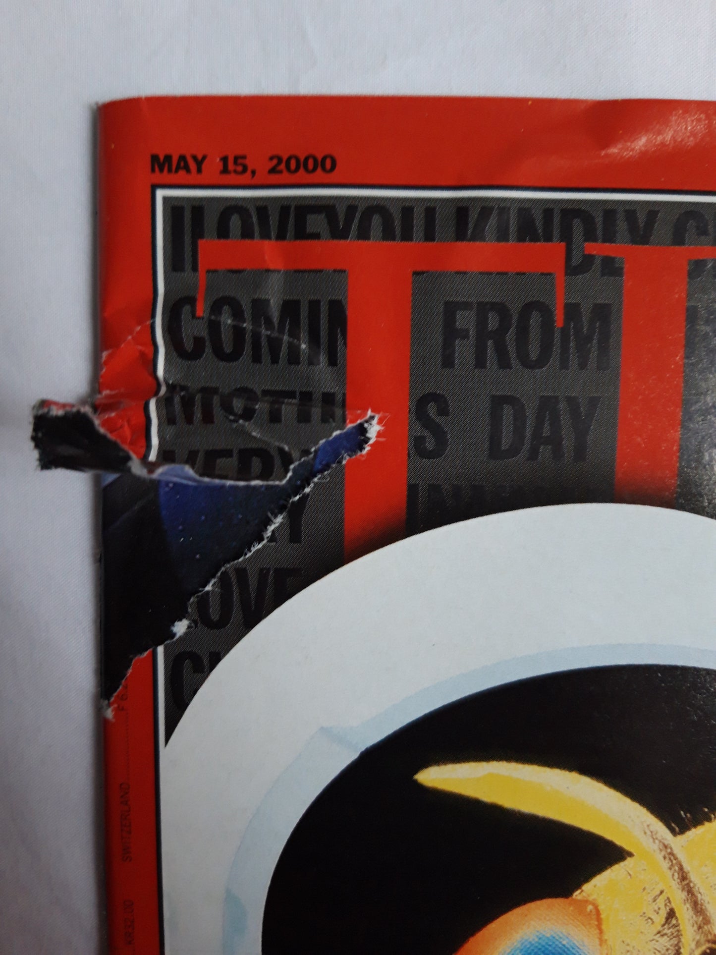 Time magazine The Love Bug How the virus works Bill Gates defends the Microsoft monolith 15.05.2000 May Mai 2000The lockerbie tragedy The trial begins