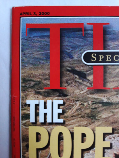 Time magazine The Pope John Paul II at Mount Nebo in the Holy Land 03.04.2000 April 2000