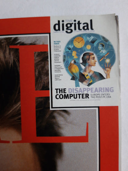 Time magazine Leonardo Di Caprio Up close King of Hearts The Fame! The Decisions! The Angst! Is The Beach a good trip? Time digital The Disappearing Computer Post PC Era 28.02.2000 February 2000