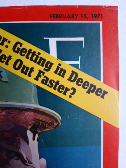 Time magazine The War: Getting in Deeper to Get Out Faster? General Creighton Abrams 12.02.1971 February 1971