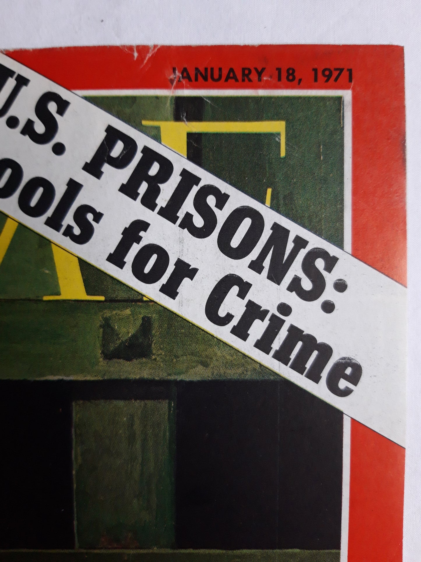 Time magazine U.S. Prisons: Schols for Crime 18.01.1971 January 1971