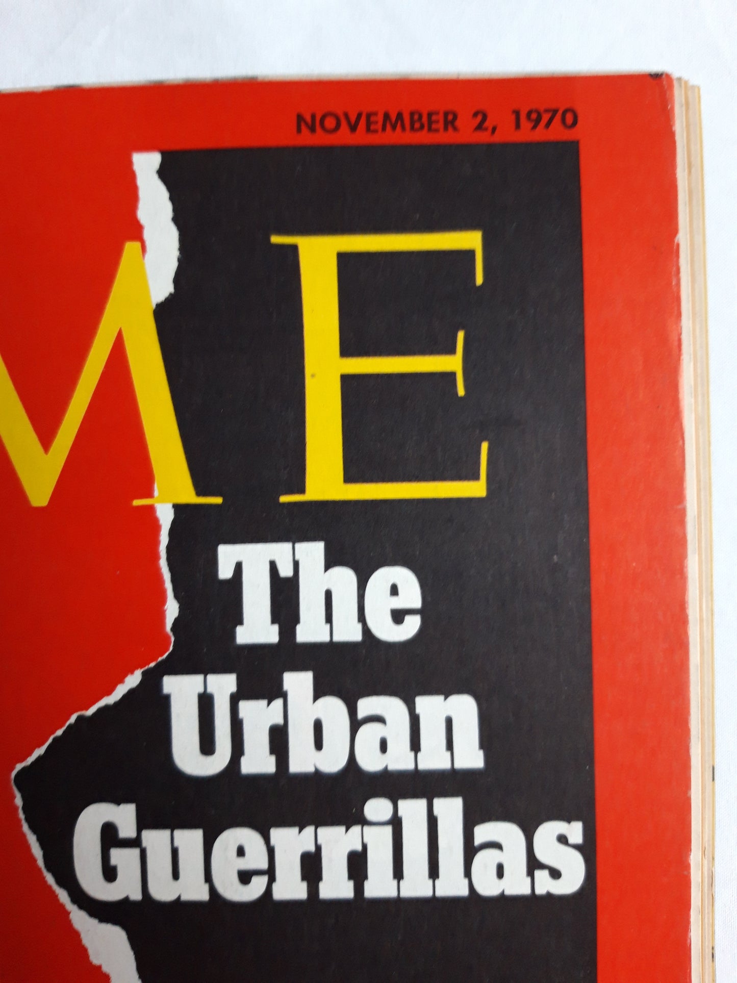 Time magazine The Urban Guerrillas 02.11.1970 November 1970