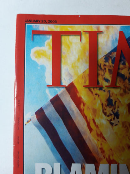 Time magazine Blaming America Iraq London terror scare: where`s the deadly toxin? 20.01.2003 January 2003