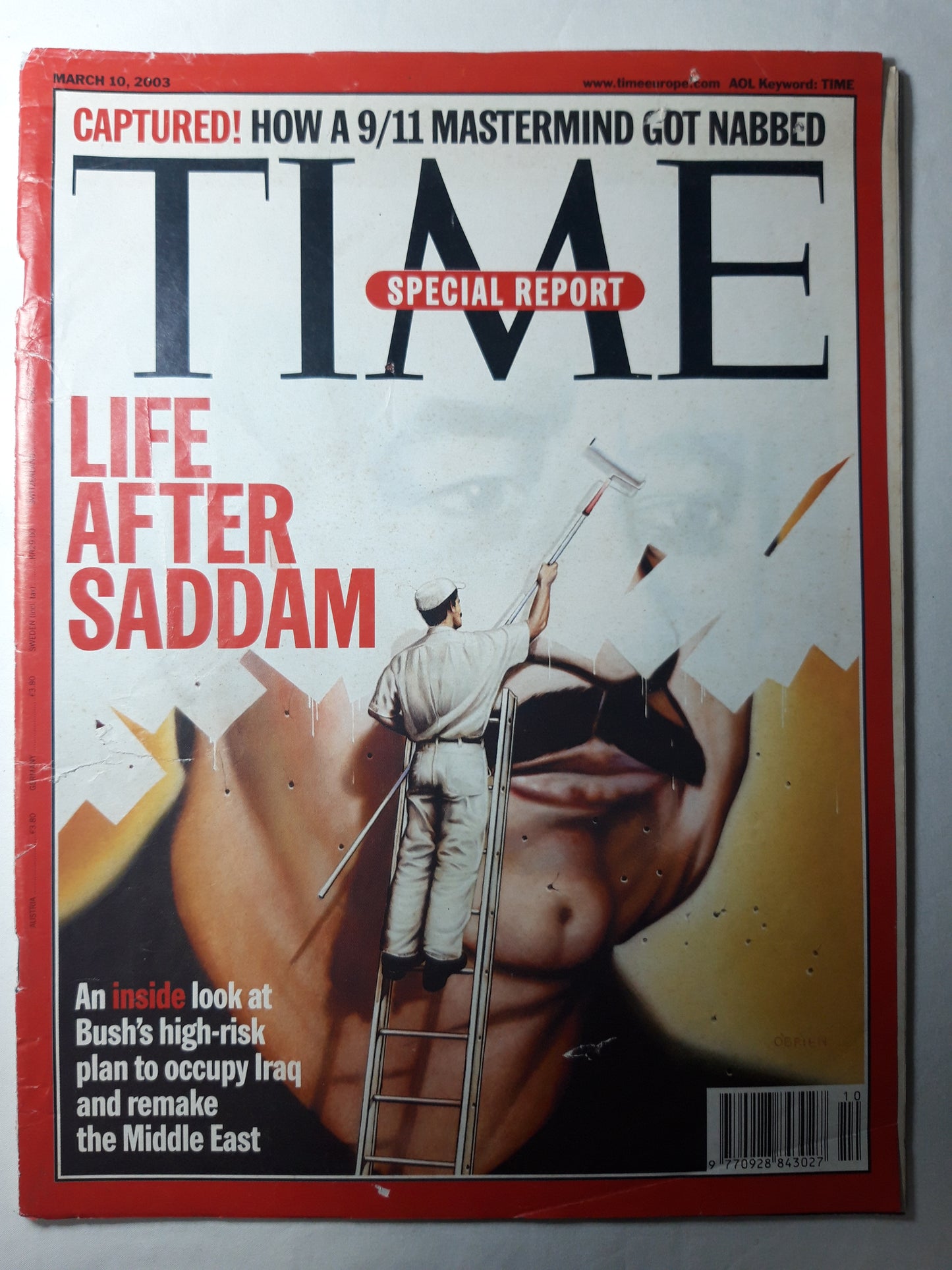 Time magazine Life after Saddam Hussein Middle East How a 9/11 mastermind got nabbed 10.03.2003 March März 2003