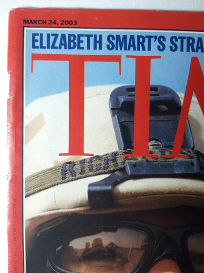 Time magazine When Mom goes to war Lieut. Colonel Laura Richardson Elizabeth smart`s strange odyssey 24.03.2003 March März 2003