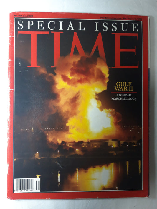Time magazine Gulf War II Baghdad March 21, 2003 31.03.2003 March März 2003