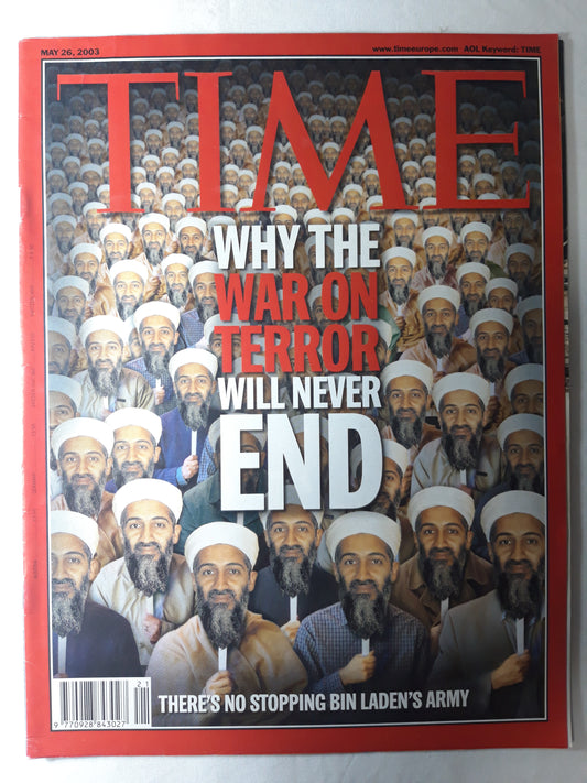 Time magazine Why the terror will never end Bin Laden 26.05.2003 May Mai 2003