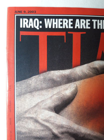 Time magazine The Coming Epidemic of Arthritis  Iraq: where are the weapons? Radiohead`s back 09.06.2003 Juni 2003