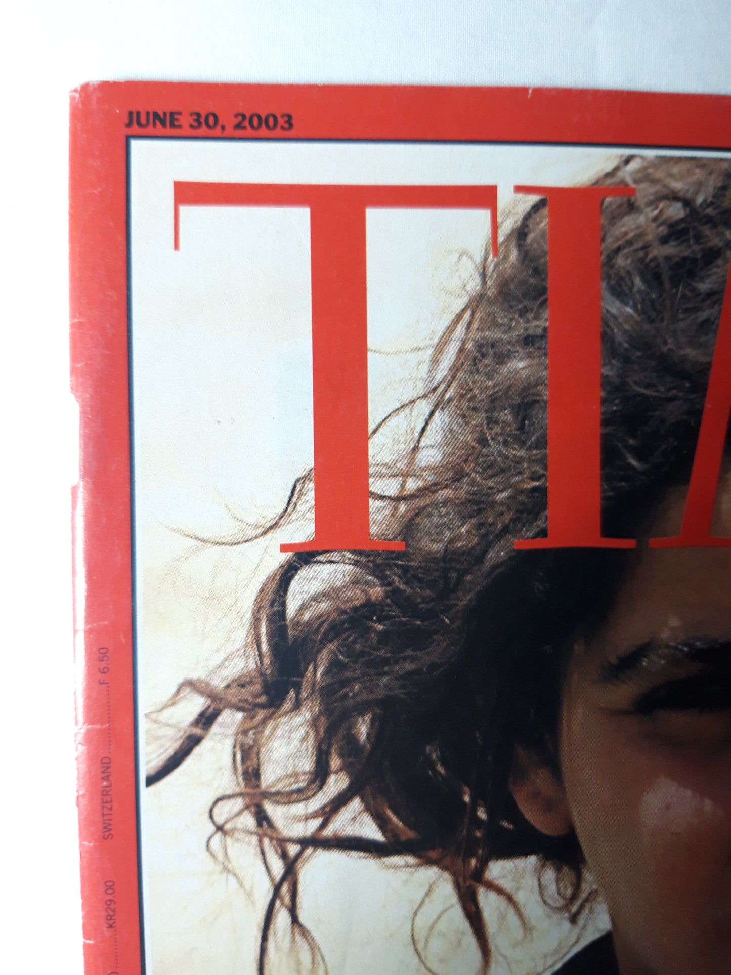 Time magazine Faces of the new Iraq Salesman Teacher Artist Cop Jinan Ali Ahmed Tuwaitha Berlin`s blues Potter get hotter 30.06.2003 Juni 2003