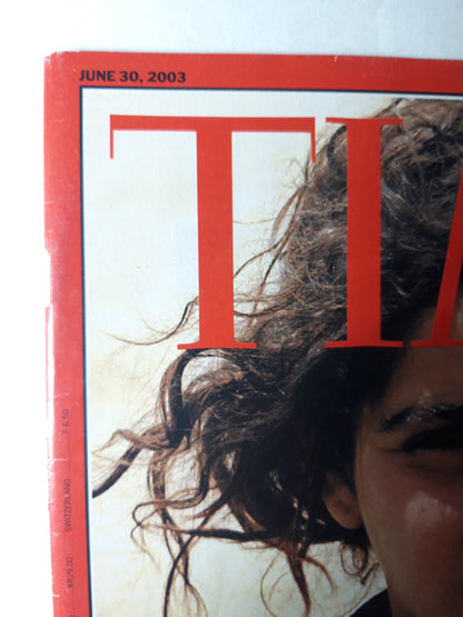 Time magazine Faces of the new Iraq Salesman Teacher Artist Cop Jinan Ali Ahmed Tuwaitha Berlin`s blues Potter get hotter 30.06.2003 Juni 2003