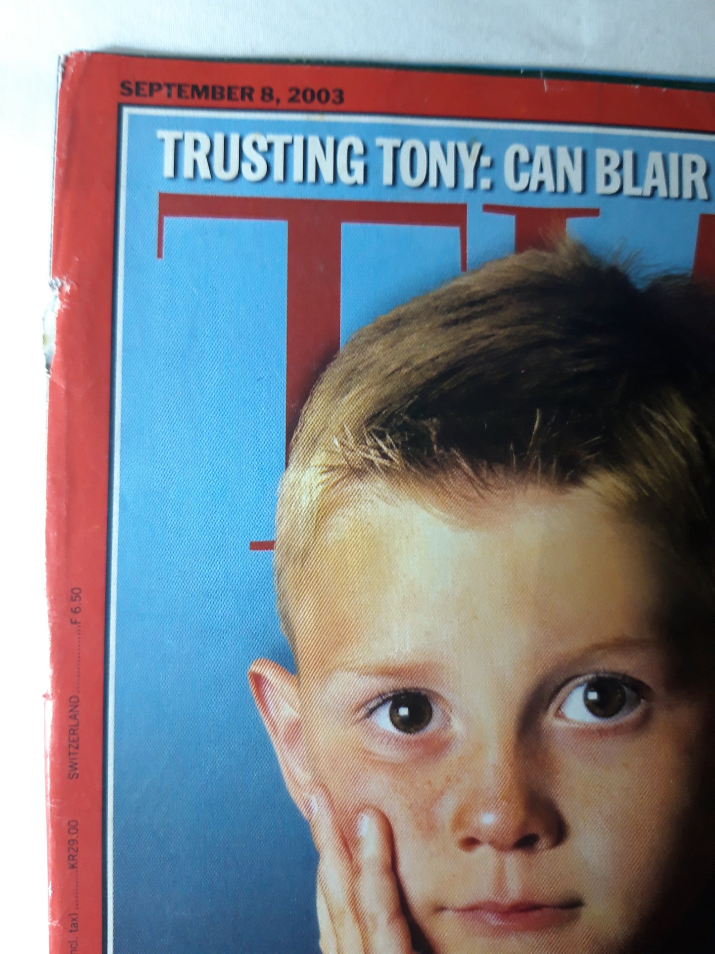 Time magazine Overcoming Dyslexia Trey Oates Tony Blair